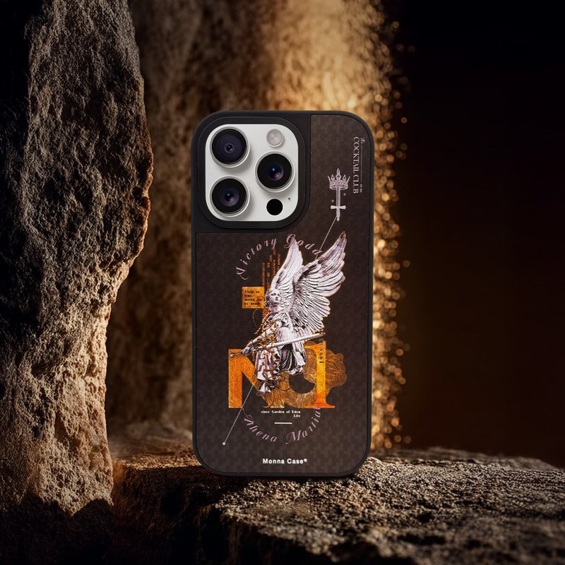 IC 雅典娜战神  (MagSafe) 吸震缓冲防摔 - 手机壳/手机套 - 塑料 黑色