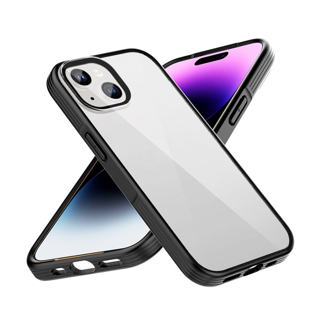 VOYAGE 超军规防摔保护壳-Pure Sport 酷黑-iPhone 15 Plus (6.7) - 手机壳/手机套 - 其他材质 透明