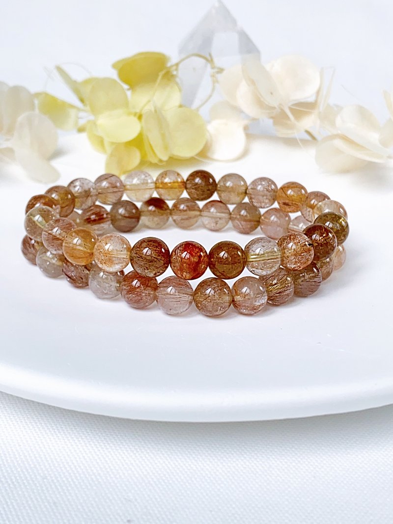 红铜发晶手串||发晶/手串/手链 - 手链/手环 - 水晶 金色