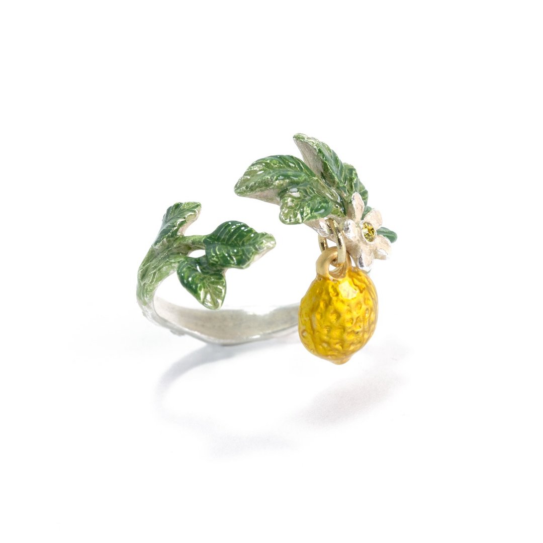 Sicilian Lemon Ring Sicilia Lemon RN204 - 戒指 - 其他金属 黄色