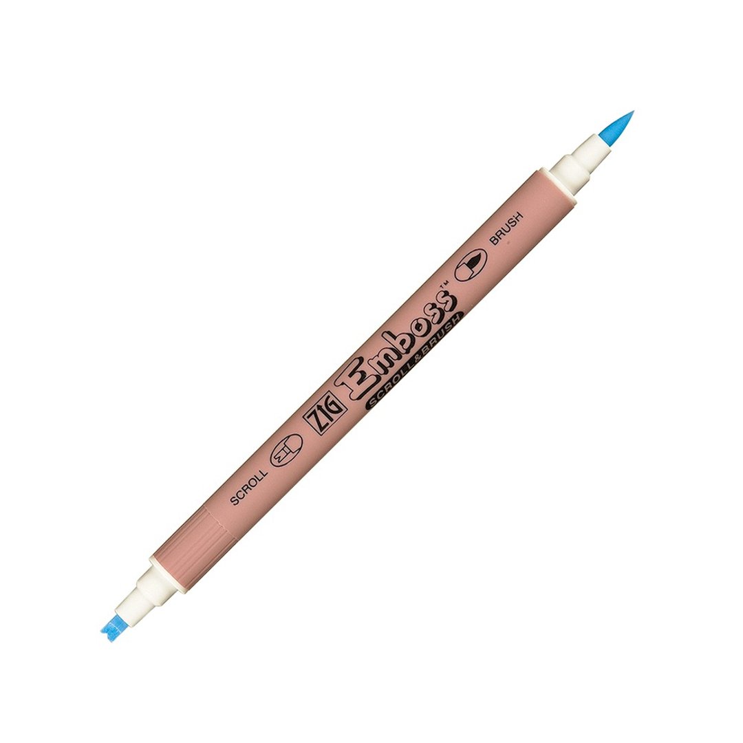【Kuretake 日本吴竹】ZIG 双头浮雕笔 笔刷/双线头 - 其他书写用品 - 塑料 透明