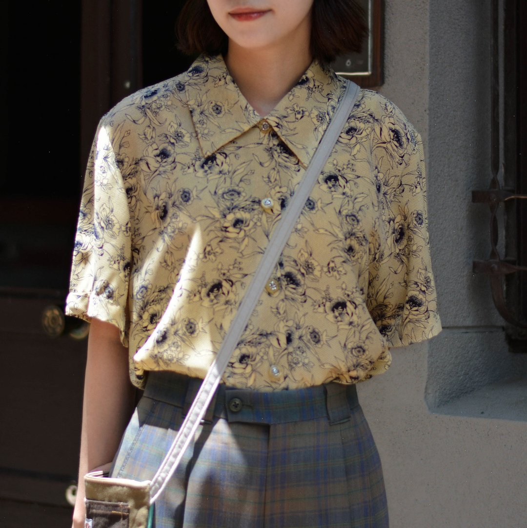 针点 |  古着短袖衬衫 - 女装衬衫 - 其他材质 