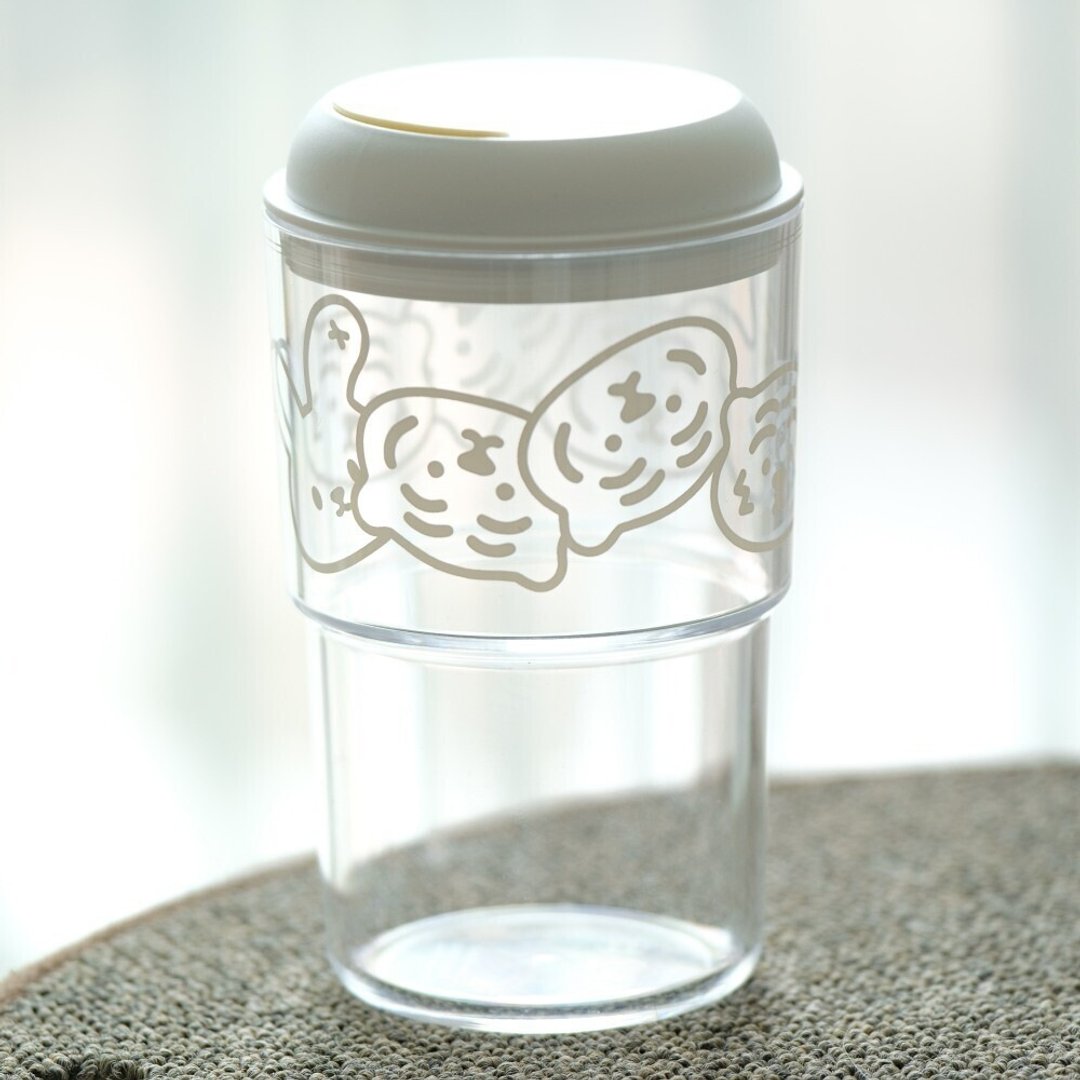躺肥虎 透明 环保杯 / 随行杯 500ml - 其他杯子 - 塑料 