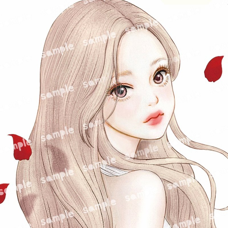 黑玫瑰贴纸 - 贴纸 - 纸 