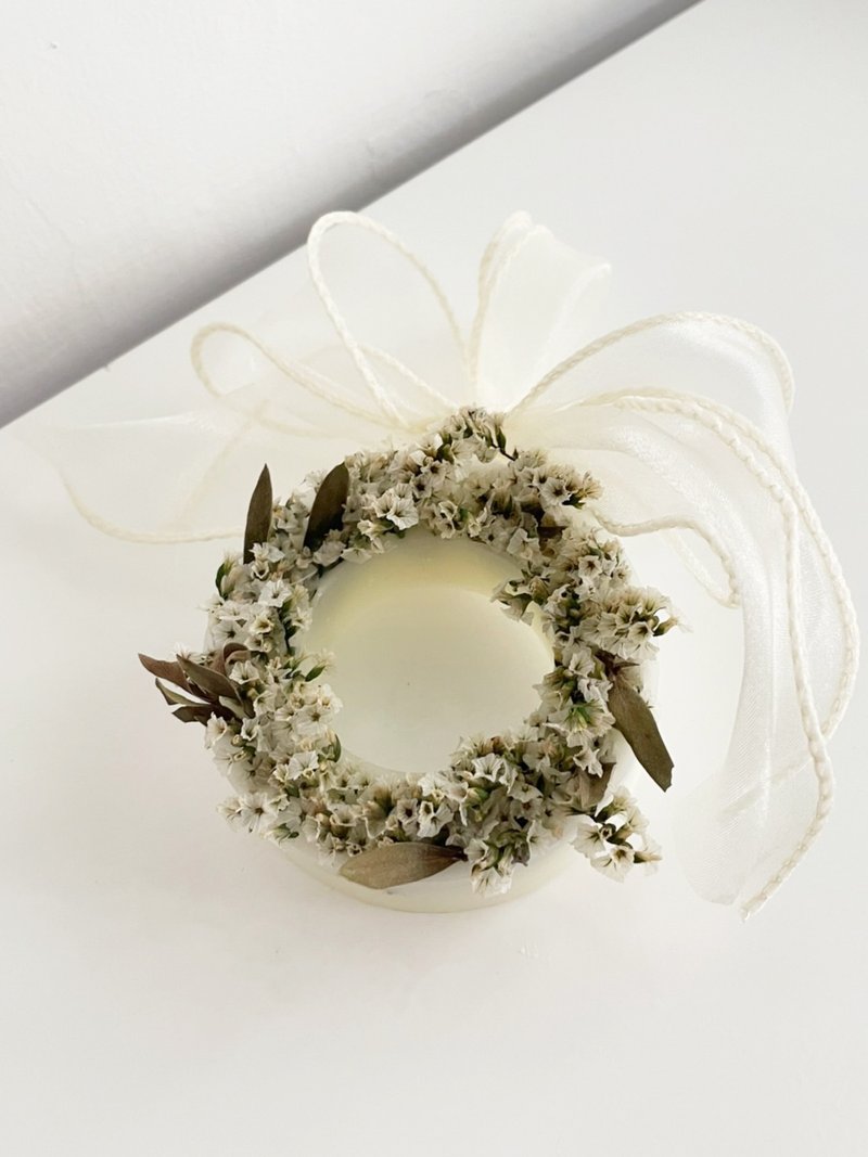 普罗旺斯系列 - 复古花圈香蜡挂片 - 香薰/精油/线香 - 蜡 