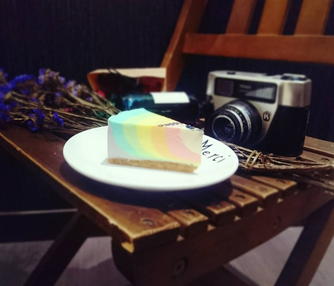 粉色疗愈系彩虹生奶酪蛋糕 - 蛋糕/甜点 - 新鲜食材 多色