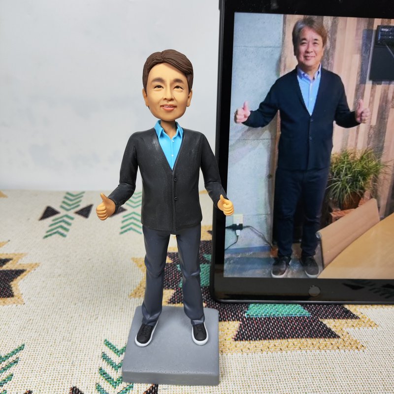 客制化人物公仔 人偶 3D人像画 似颜绘 肖像 定制 生日 纪念 礼物 - 玩偶/公仔 - 粘土 多色