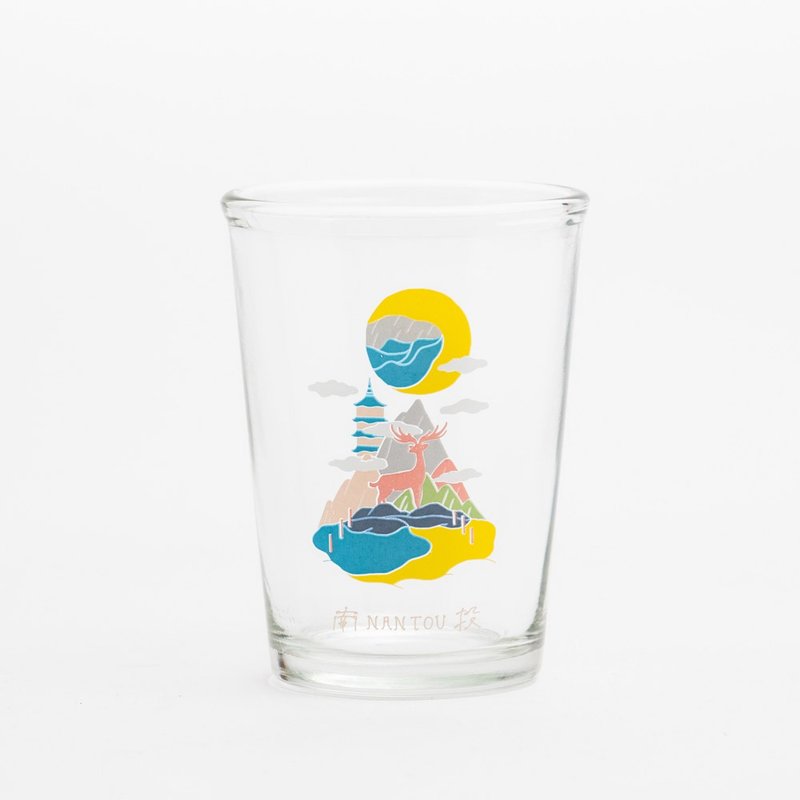 台湾城市纪念啤酒杯/玻璃杯(南投) 台湾纪念品/礼物 - 玻璃杯 - 玻璃 多色