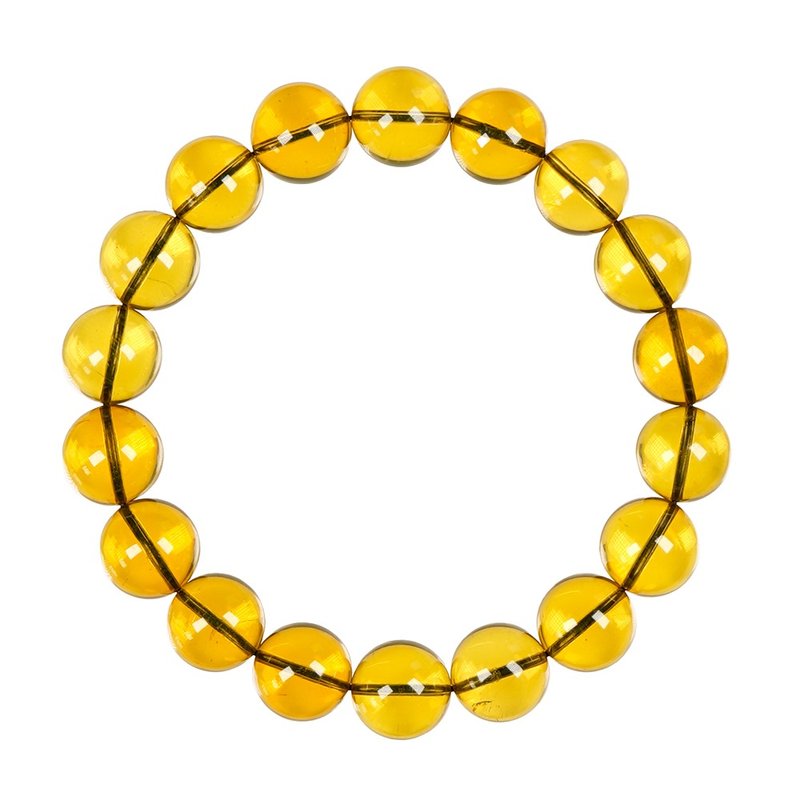 【正佳珠宝】琥珀蓝珀 顶级金蓝高净水 10.8-11.3mm 手珠 - 手链/手环 - 半宝石 多色