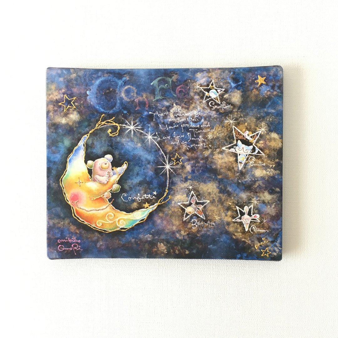 Giclee Print with hand coloring・my special place〜with you - 海报/装饰画/版画 - 棉．麻 