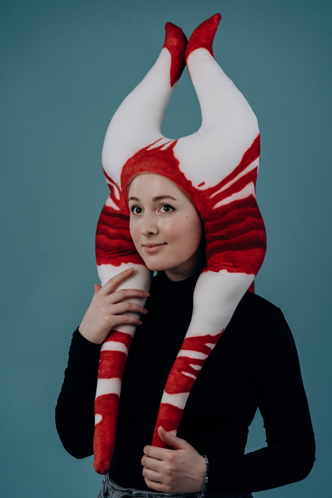 Red Togruta inspired from Star Wars, Cosplay Togruta - 其他 - 其他材质 红色