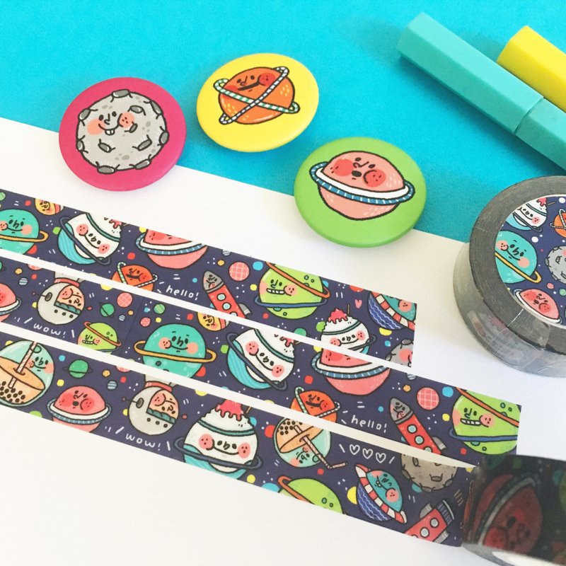 当你来到我的宇宙 / 纸胶带 - 纸胶带 - 纸 多色