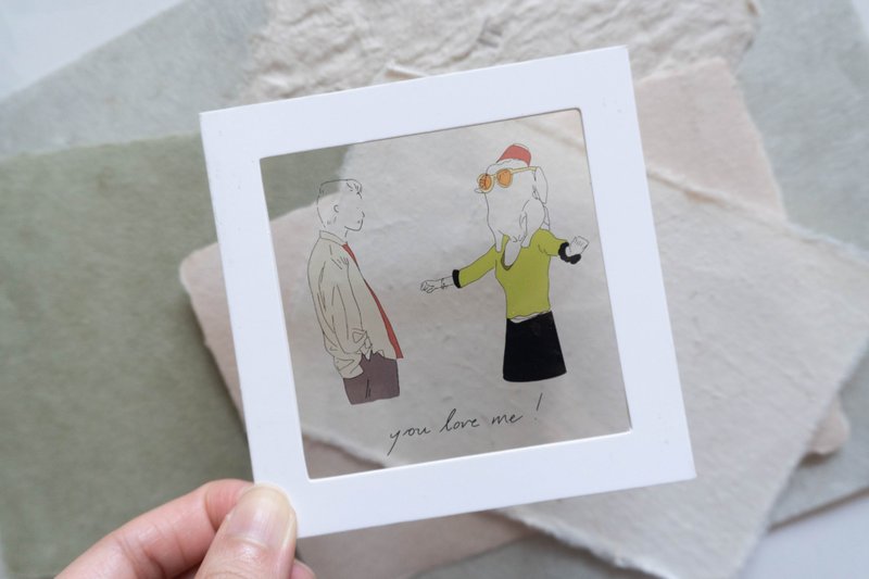 老友记 Friends You Love ME 透明菲林明信片 幻灯片 电影 心 - 卡片/明信片 - 其他材质 