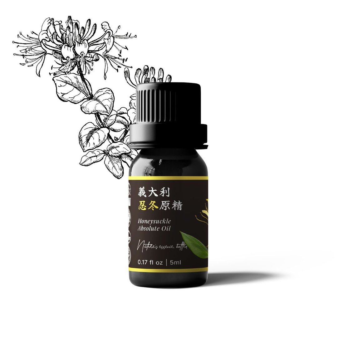 【卡佛香】意大利忍冬原精 - 香薰/精油/线香 - 玻璃 黑色