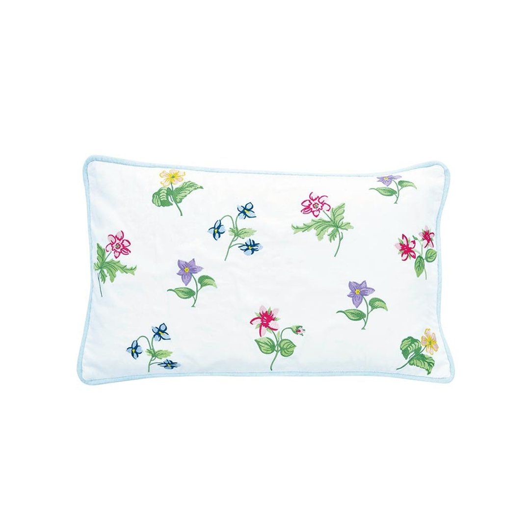 丹麦GreenGate Karolina white 刺绣抱枕套 30x50cm - 寝具 - 棉 多色