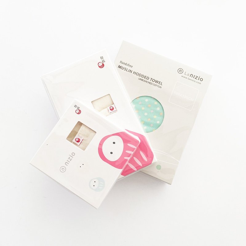 限定三件组 -跳跳糖四层纱浴包巾+急冻纱巾组 - 其他 - 棉．麻 