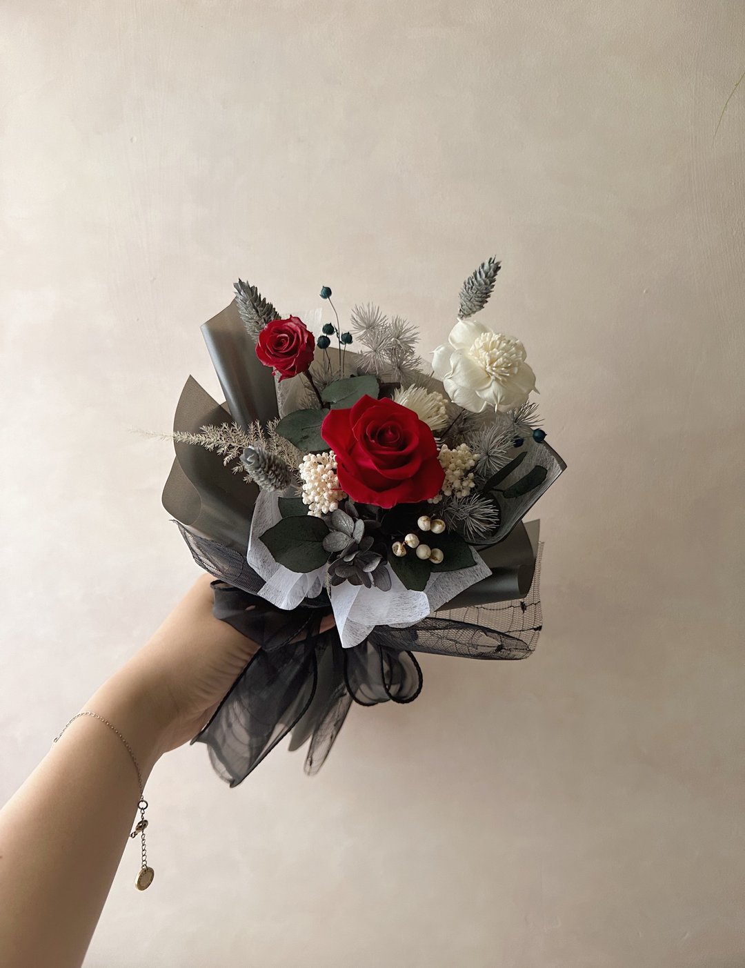 经典 率性 永生花束 情人节花束 - 干燥花/捧花 - 植物．花 红色