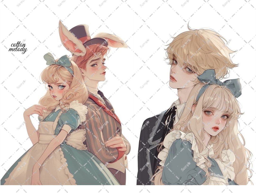 原创贴纸 No.7124 人物贴纸 原创贴纸 人物贴纸 女孩贴纸 原创人物贴纸 - 贴纸 - 纸 