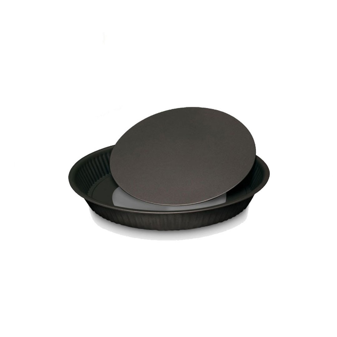 GUARDINI 脱底馅饼焗盘 - 28CM | LOSS BASE FLAN TIN - 28CM | - 锅具/烤盘 - 其他金属 黑色