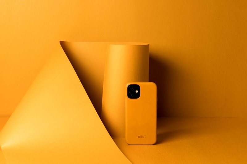 【绝版特惠】皮革防摔手机壳iPhone 12 Mini/Pro/Max 棕 - 手机壳/手机套 - 真皮 咖啡色