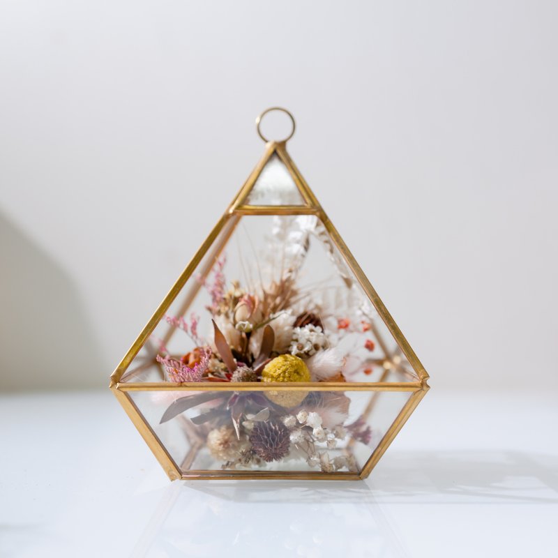 金字塔的爱情（金色系干燥花） - 植栽/盆栽 - 其他金属 金色