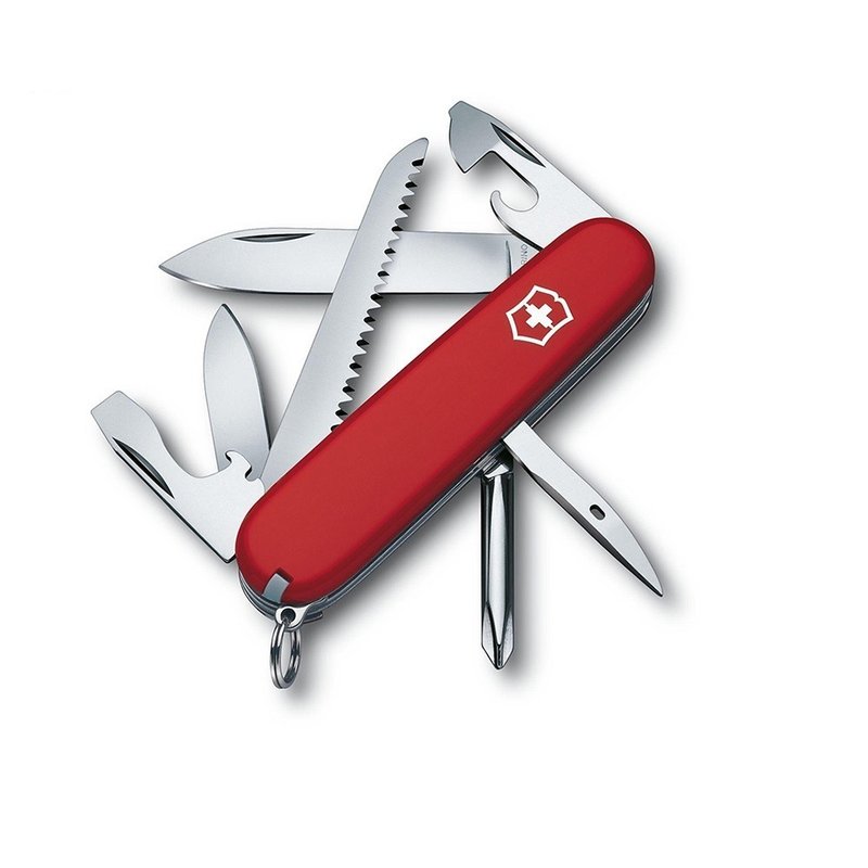 VICTORINOX 瑞士维氏 瑞士刀 Hiker 13用 91mm 红 1.4613 - 露营用品 - 不锈钢 红色