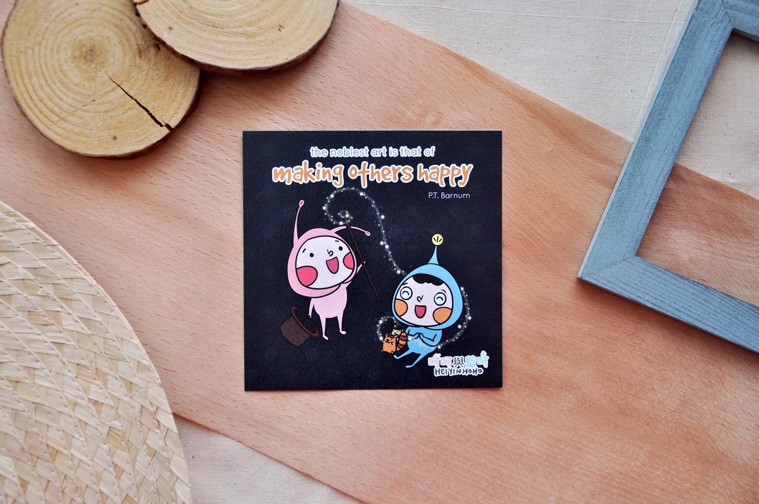 明信片 Making Others Happy - 卡片/明信片 - 纸 多色