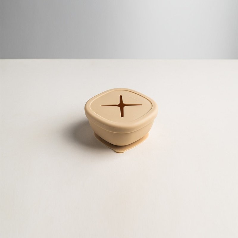 【hegen】成长餐桌儿童学习餐具|点心碗 - 儿童餐具/餐盘 - 硅胶 橘色