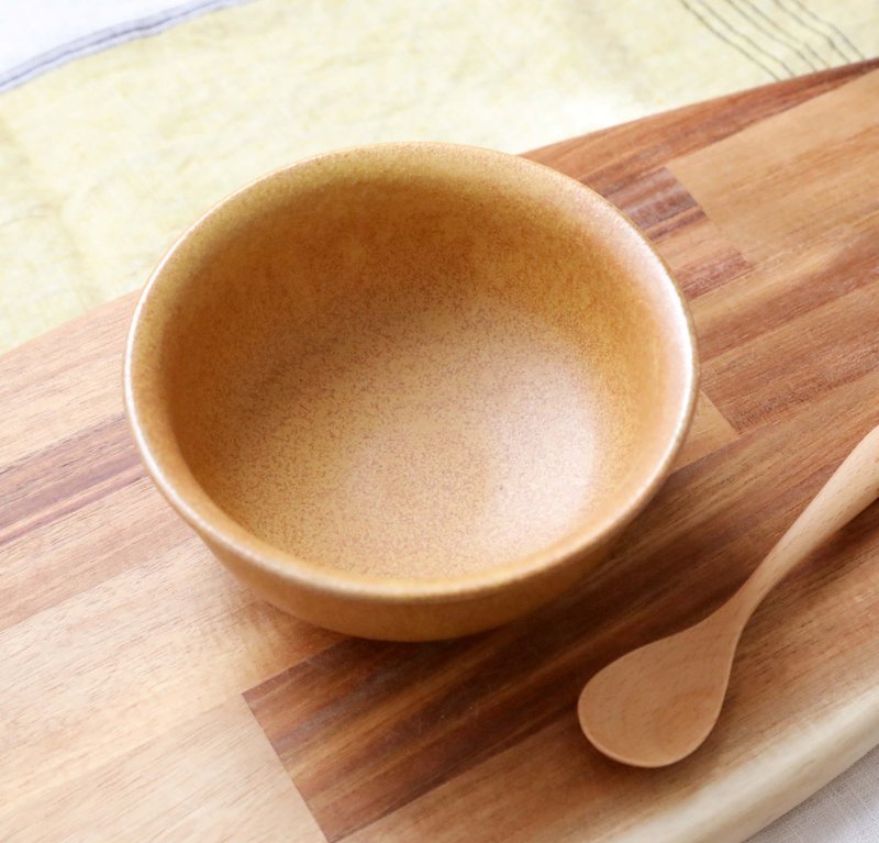 山吹色圆钵 - 碗 - 陶 橘色