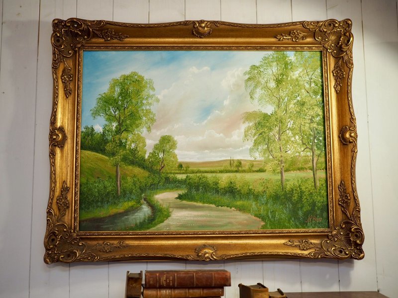 【乡村风景原作油画】 - 摆饰 - 其他材质 