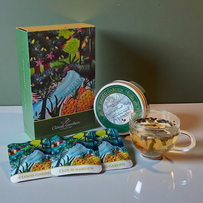 双茶共萃 | 热带阳光 | 热带水果派对 绿茶 白茶 果茶 - 茶 - 植物．花 