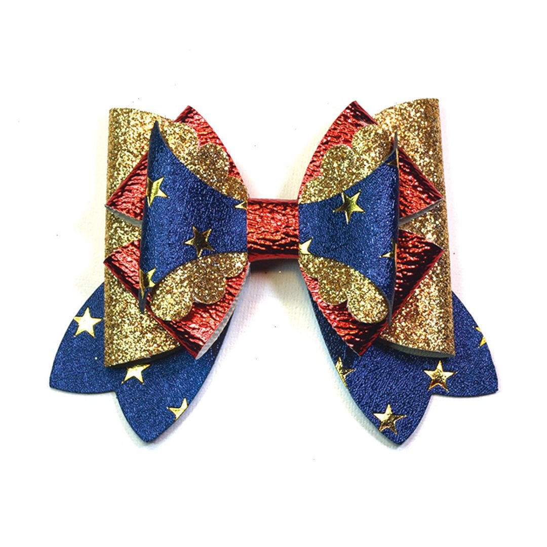 DIGITAL file. DIY hair bow template with assembly instruction. - 手工艺教程/工具书 - 其他材质 
