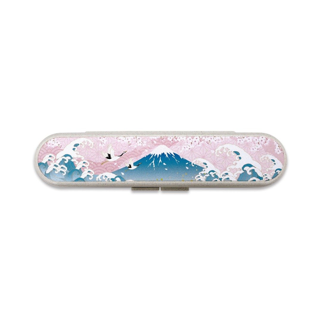 环保餐具套装 - 日本 - 富士山樱花母亲节礼物 - 餐刀/叉/匙组合 - 其他材质 