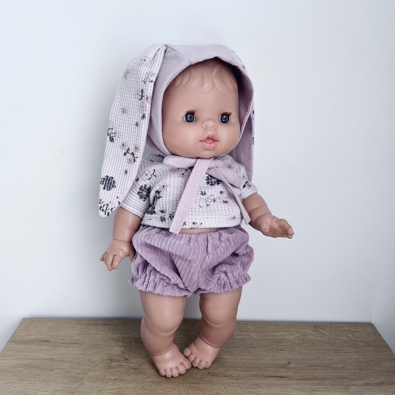 Easter outfit for dolls, clothes for Minikane 13 inch 34 cm dolls - 玩具/玩偶 - 环保材料 粉红色