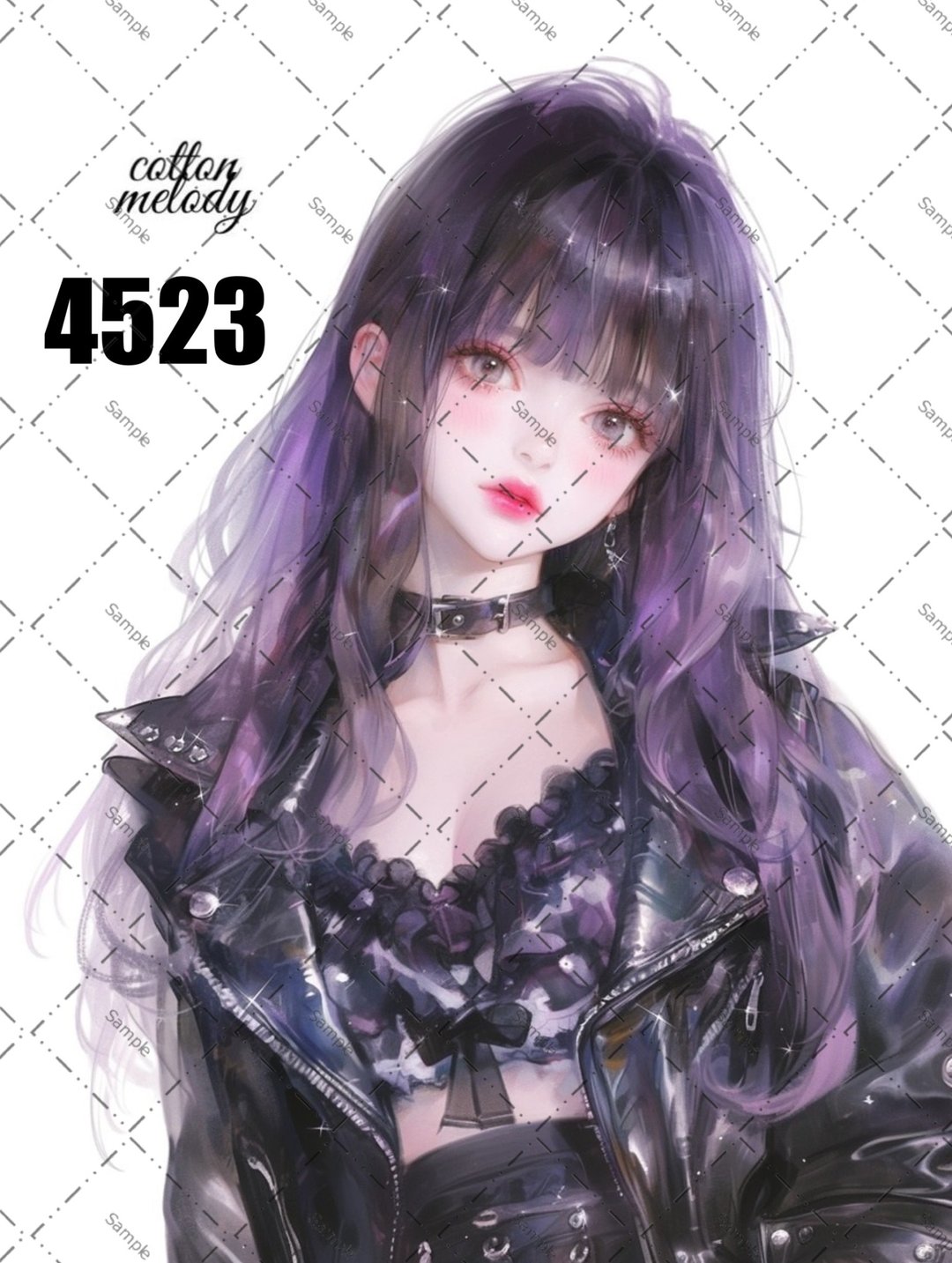 original sticker no.4523 人物贴纸 原创贴纸 原创人物贴纸 装饰贴纸 cotton melody - 贴纸 - 纸 
