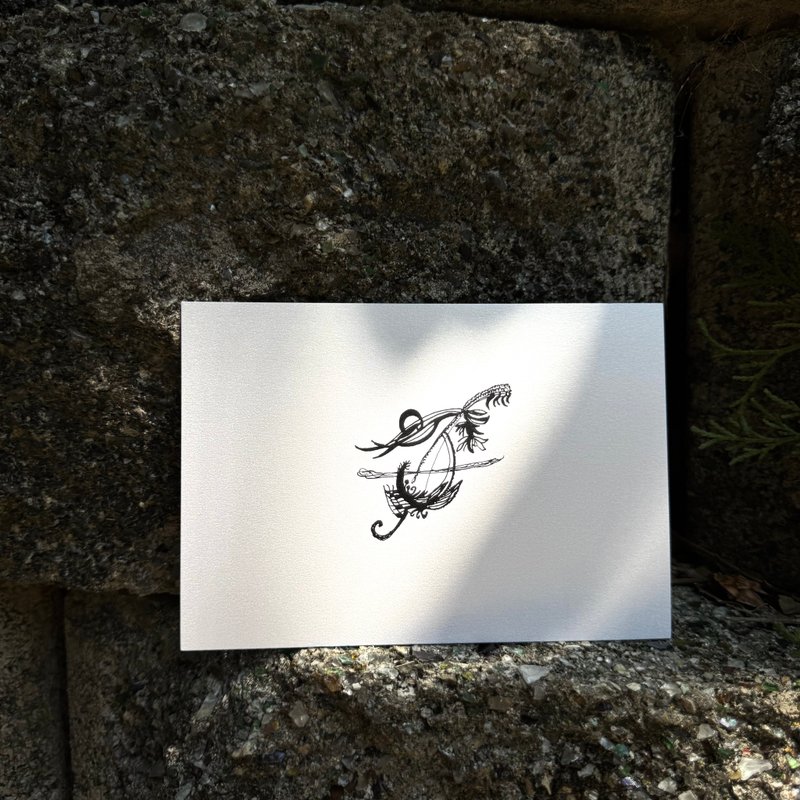 高音符提琴 明信片 - 卡片/明信片 - 纸 