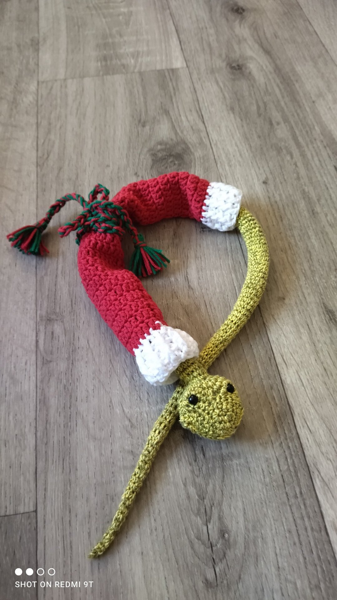 Santa snake costume Different Size, Snake sweater, Snake house - 衣/帽 - 其他材质 红色