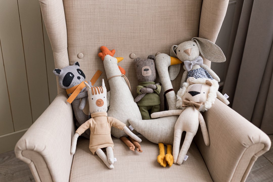 Stuffed animal and plush toy for baby - 玩具/玩偶 - 环保材料 多色