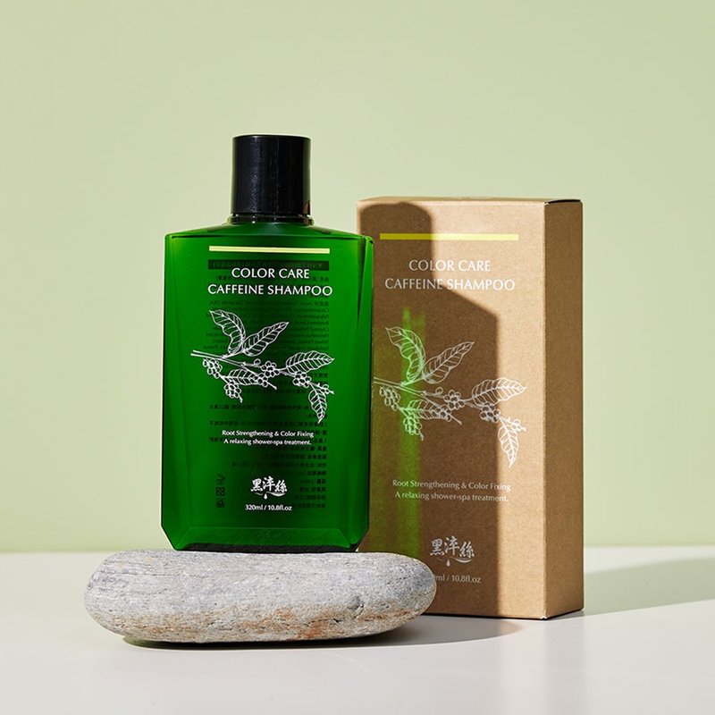黑淬丝 咖啡因保湿护色洗发精320ml 清新含羞草 染烫发 - 洗发用品 - 浓缩/萃取物 