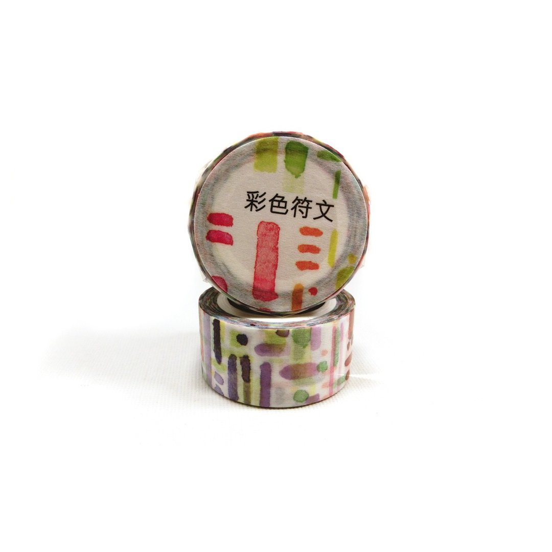 彩色符文-盐系素材和纸胶带 - 纸胶带 - 纸 多色