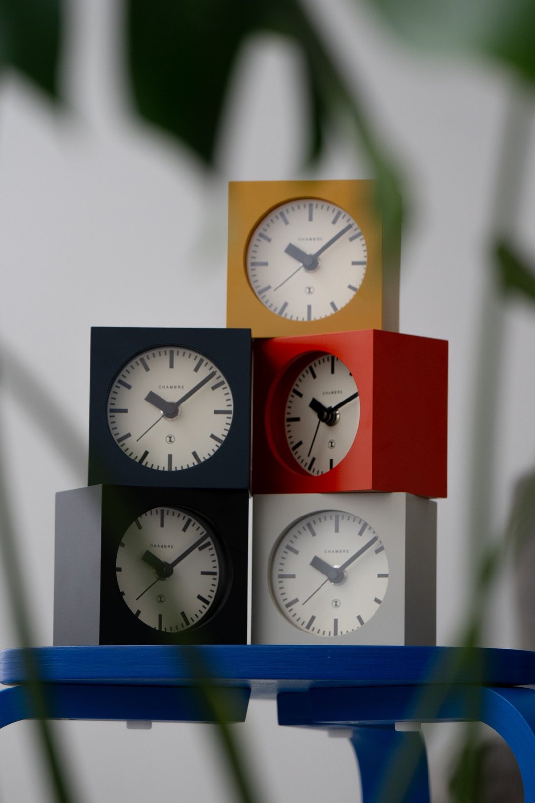 BLOCK DESK CLOCK 方块积木钟 - 时钟/闹钟 - 塑料 