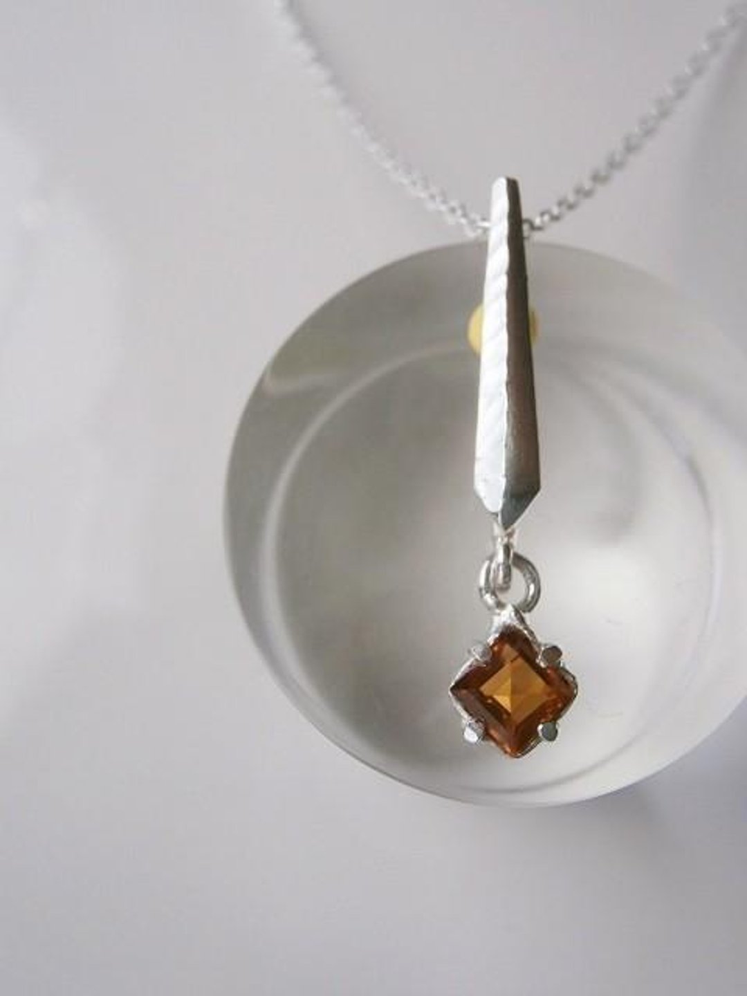 Rein Rock Necklace - 项链 - 宝石 橘色