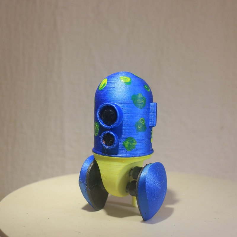末世机器人 - 监控机器人 monitor 梵谷星空 - 摆饰 - 塑料 多色