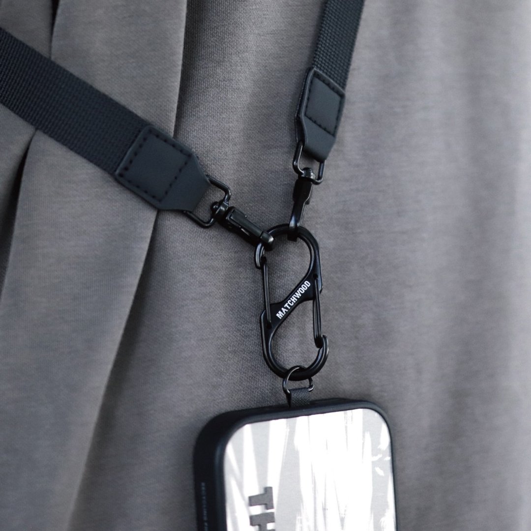 Matchwood S-Hook S形双向登山扣 适用 手机背带 侧背包 钥匙圈 - 手机壳/手机套 - 其他金属 银色