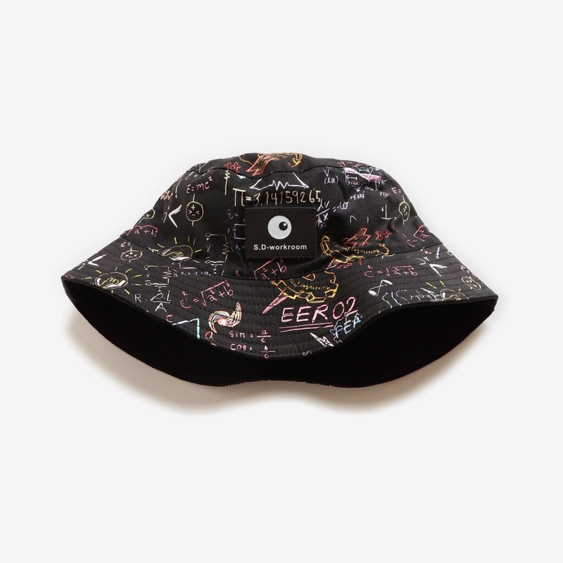 数学图腾双面渔夫帽 - 帽子 - 棉．麻 多色
