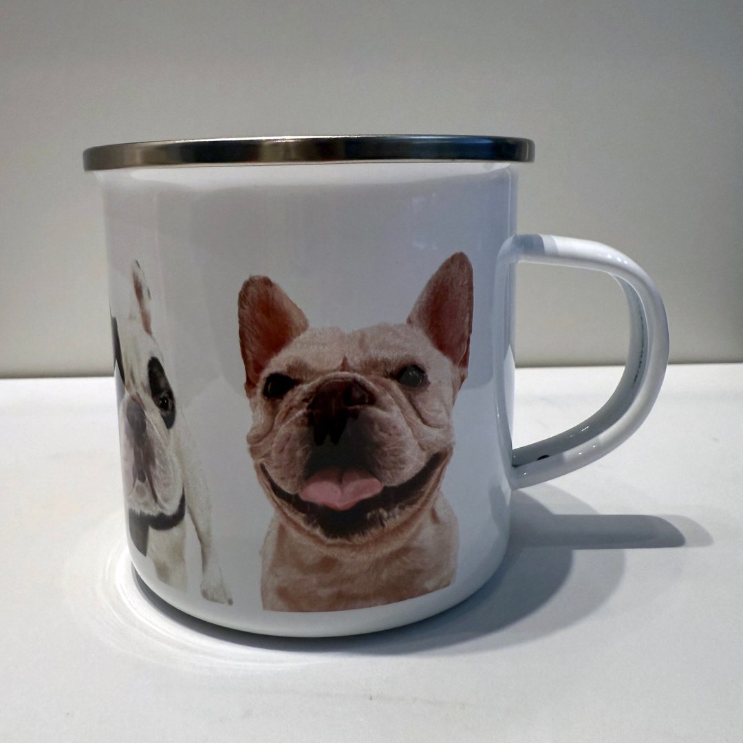 搪瓷珐琅杯   |  法斗犬 - 其他杯子 - 珐琅 