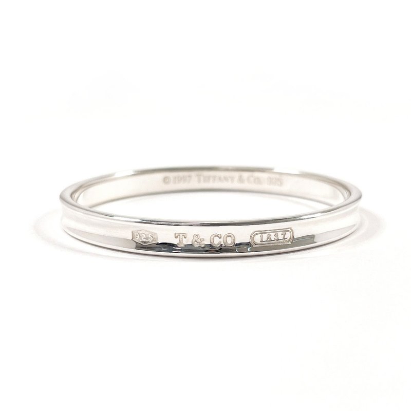 【日本直送．二手美品】蒂芙尼 TIFFANY&Co. 手镯 1837 Narrow 银925 饰品 - 手链/手环 - 纯银 银色