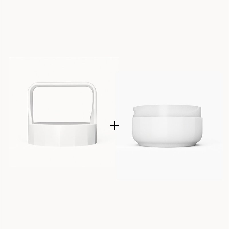 【运动组】提把+圆底_白色 - 水瓶/水壶 - 塑料 白色