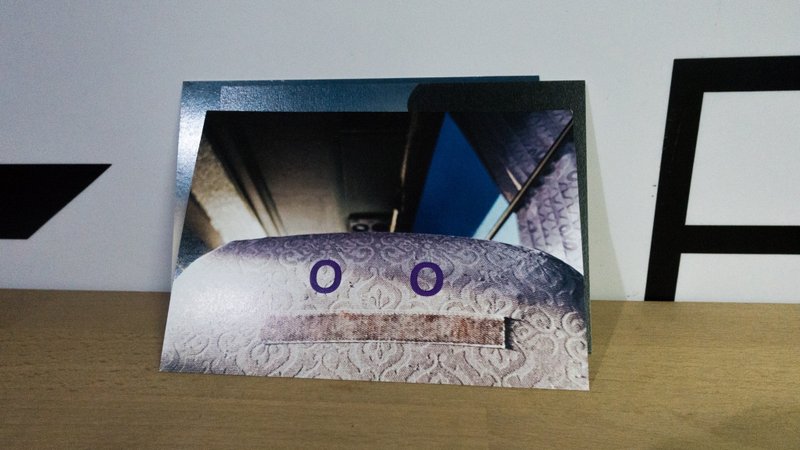 Trans-siberian Post card (cow) - 卡片/明信片 - 纸 多色