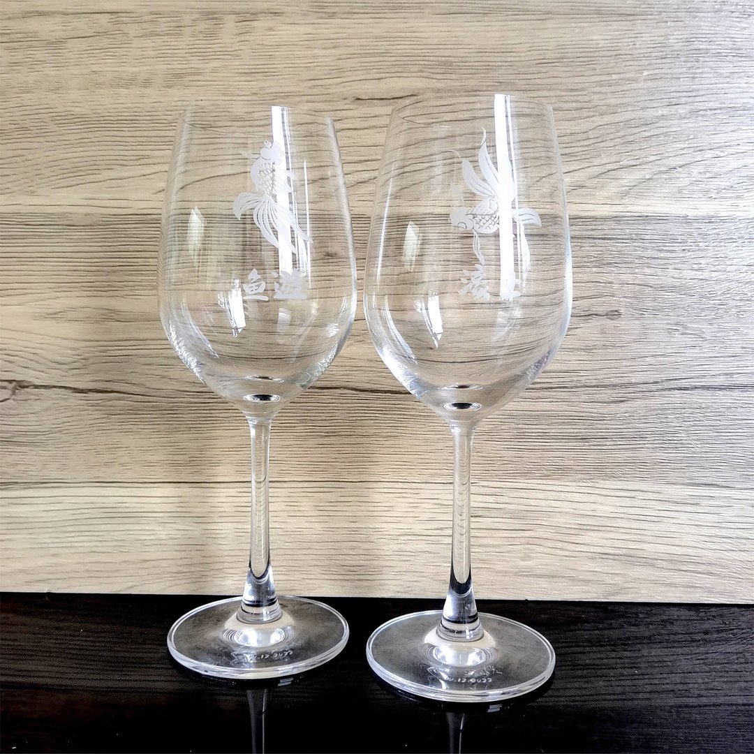 T定制化 |退休礼物—订制专属名字红酒对杯 - 酒杯/酒器 - 玻璃 